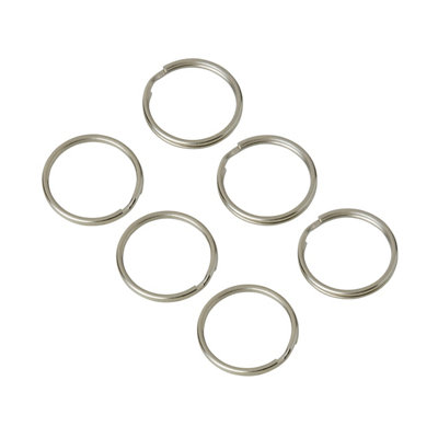 Diall Steel Split Ring (Dia)18Mm, Pack Of 6
