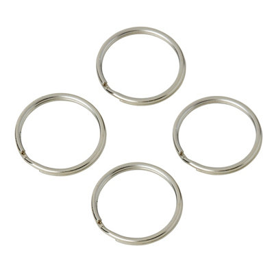 Diall Steel Split Ring (Dia)22Mm, Pack Of 4