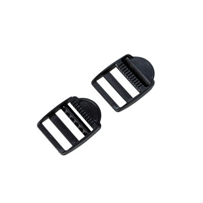 Diall Black Nylon Triglide Buckle (W)25Mm, Pack Of 2