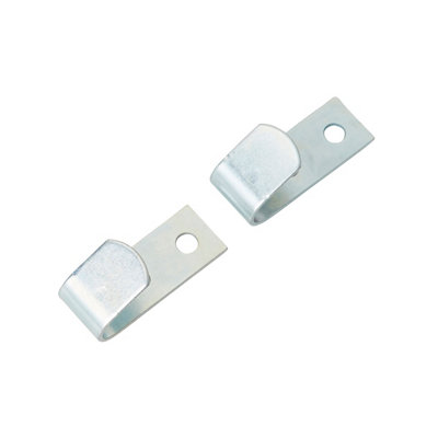 Diall Grey Steel Single Tarpaulin Hook (H)31Mm (W)15Mm, Pack Of 2