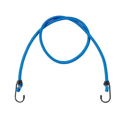Diall Blue Bungee Cord With Hooks (Dia)8Mm (L)1M, Pack Of 2