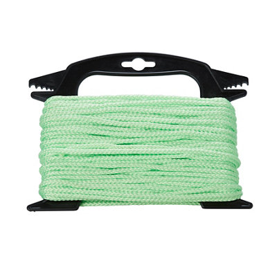 Diall Green Polypropylene Twisted Rope, (L)20M (Dia)4Mm