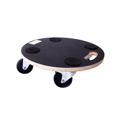 Diall Rubber Topped Plastic, Steel & Wood Dolly, 200Kg Capacity - Tr25