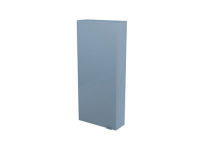Goodhome Imandra Gloss Blue Single Wall Cabinet (W)400Mm (H)900Mm