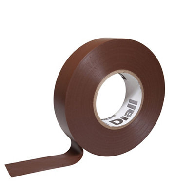 Diall Brown Electrical Tape (L)33M (W)19Mm