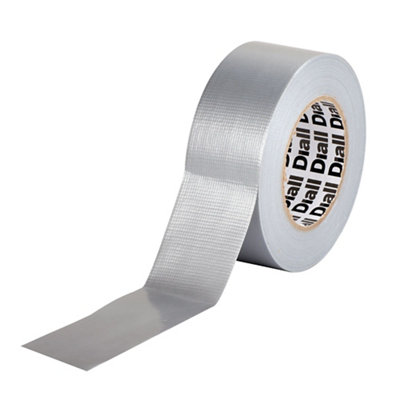 Diall Silver Effect Duct Tape (L)50M (W)50Mm