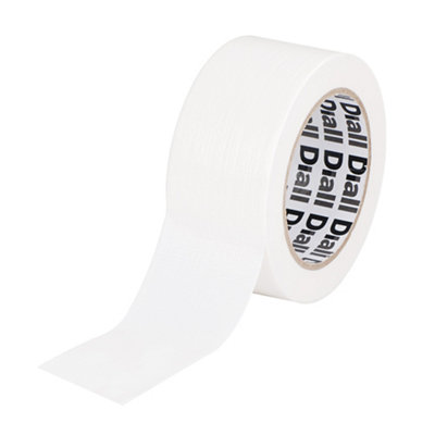 Diall White Duct Tape (L)25M (W)50Mm