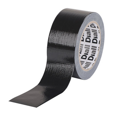 Diall Black Duct Tape (L)25M (W)50Mm