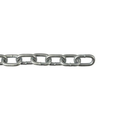 Diall Zinc-Plated Steel Welded Chain, (L)12M (Dia)5Mm