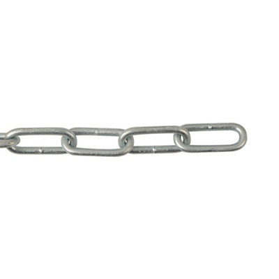 Diall Zinc-Plated Steel Welded Chain, (L)12M (Dia)5Mm