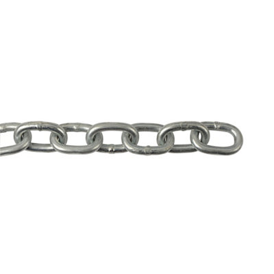 Diall Zinc-Plated Steel Welded Chain, (L)12M (Dia)8Mm
