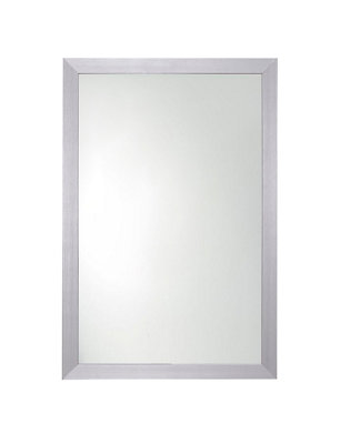 Cooke & Lewis Golspie Grey Rectangular Bathroom Mirror (H)60Cm (W)45Cm