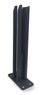 Klikstrom Neva Steel Post Base (L)165Mm (W)77Mm