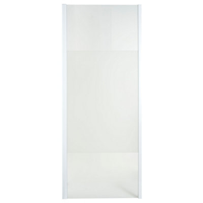 Cooke & Lewis Onega Framed Frosted Fixed Shower Panel (H)190Cm (W)76Cm