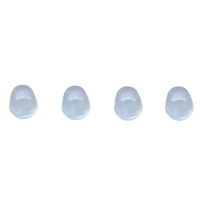 Diall Pvc Leg Tip (Dia)16Mm, Pack Of 4