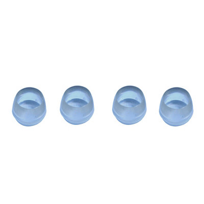 Diall Pvc Leg Tip (Dia)18Mm, Pack Of 4