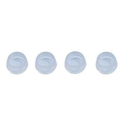 Diall Pvc Leg Tip (Dia)25Mm, Pack Of 4