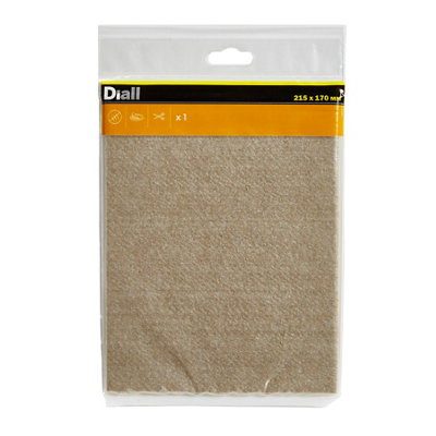 Diall Beige Felt Protection Pad (L)215Mm (W)170Mm