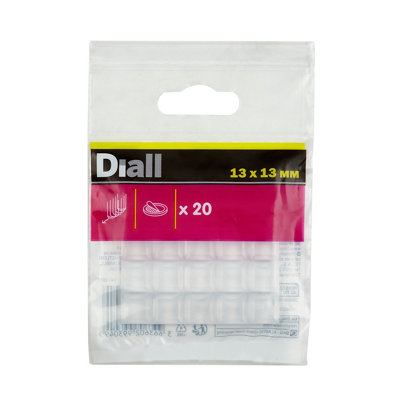 Diall Polyvinyl Chloride (Pvc) Door Buffer, Pack Of 20