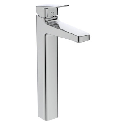 Ideal Standard Ceraplan Tall Chrome Effect Square Basin Mono Mixer Tap