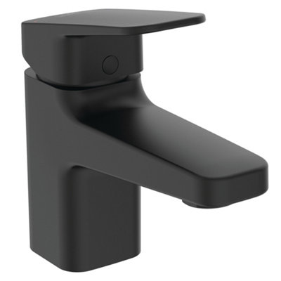Ideal Standard Ceraplan Mini Black Square Basin Mono Mixer Tap
