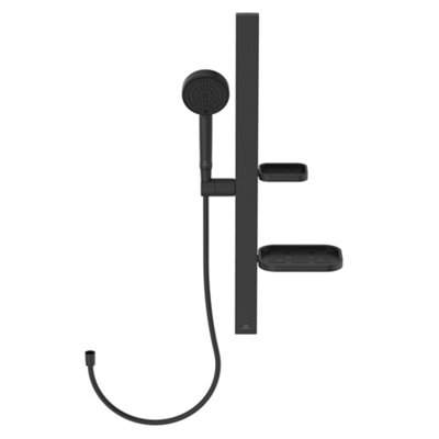 Ideal Standard Alu+ Matt Silk Black 3-Spray Pattern Shower Kit
