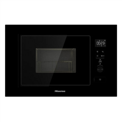 Hisense Bim320g52bguk 20L Built-In Microwave - Mirrored Black
