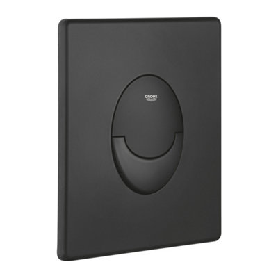 Grohe Start Matt Phantom Black Dual Flushing Plate (H)197Mm (W)156Mm