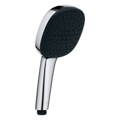 Grohe Vitalio Comfort 110 Chrome Effect 2-Spray Pattern Handset Shower Head, 110Mm