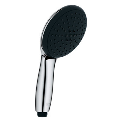 Grohe Vitalio Start 110 Chrome Effect 2-Spray Pattern Handset Shower Head, 110Mm