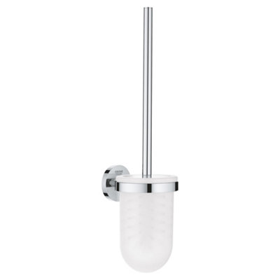 Grohe Start Chrome Effect Steel Toilet Brush & Holder