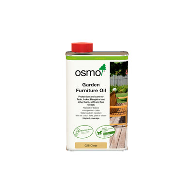 Osmo Garden Clear Satin Furniture Oil, 1L