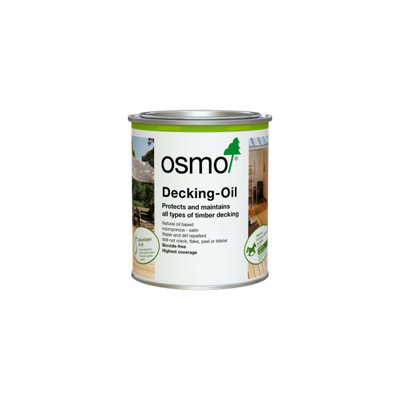 Osmo Clear Satin Teak Decking Oil, 750Ml