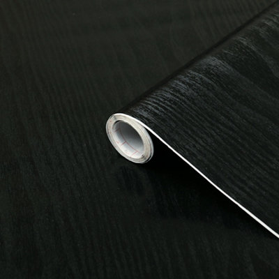 D-C-Fix Blackwood Woodgrain Effect Self-Adhesive Film (L)2.1M (W)900Mm