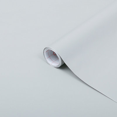 D-C-Fix Plain Matt Grey Self-Adhesive Film (L)2M (W)675Mm