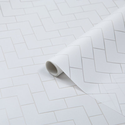 D-C-Fix White Herringbone Window Film, (L)1.5M (W)0.45M