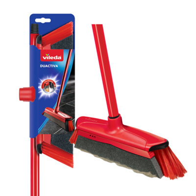 Vileda Duactiva 2-In-1 Straight Broom
