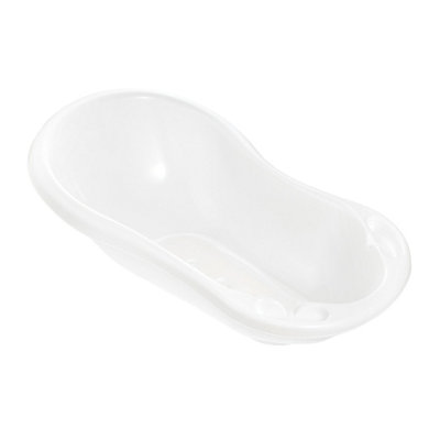 Keeeper Maria White Roll-Top Freestanding Bath (L)84Cm (W)49Cm