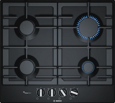 Bosch Pcp6a6b90 58Cm Gas Hob - Black