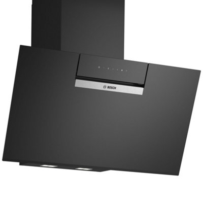 Bosch Series 4 Dwk87fn60b Metal & Plastic Angled Cooker Hood (W)79Cm - Black
