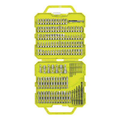 Ryobi Straight Mixed Drill Bit Set (130 Piece) - Rakdd130b