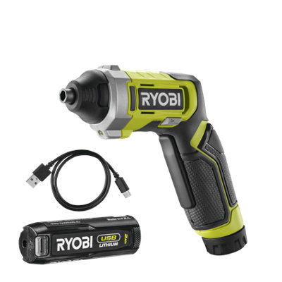 Ryobi 4V Li-Ion Cordless Screwdriver (1 X 2Ah) - Rsd4-120T