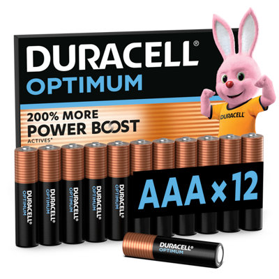 Duracell Optimum 1.5V Aaa Batteries, Pack Of 12