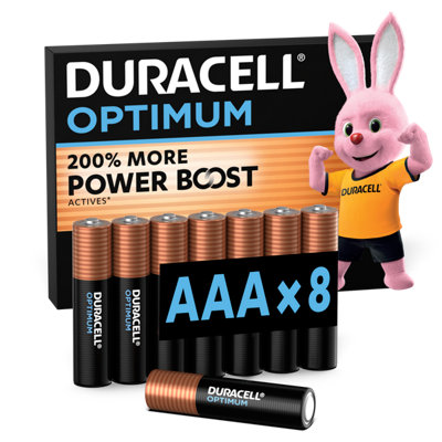 Duracell Optimum 1.5V Aaa Batteries, Pack Of 8