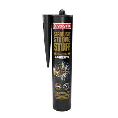 Evo-Stik Serious Stuff White Waterproof Grab Adhesive, Volume 290Ml