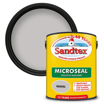 Sandtex Ultra Smooth Gravel Masonry Paint, 5L