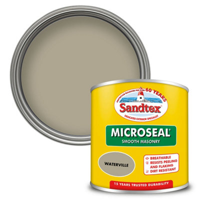 Sandtex Microseal Waterville Smooth Matt Masonry Paint, 150Ml Tester Pot