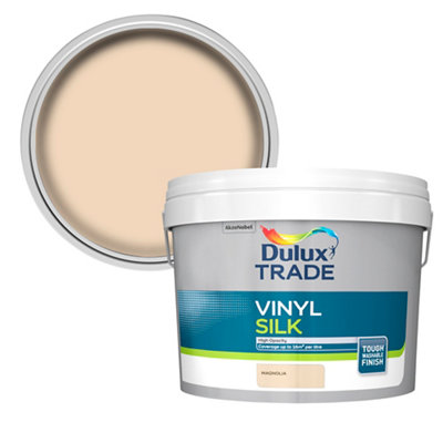 Dulux Trade Magnolia Silk Emulsion Paint, 10L