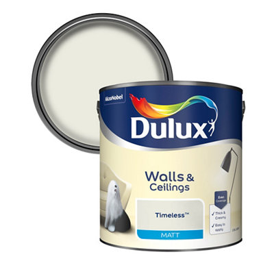Dulux Timeless Walls & Ceilings Matt Emulsion Paint, 2.5L