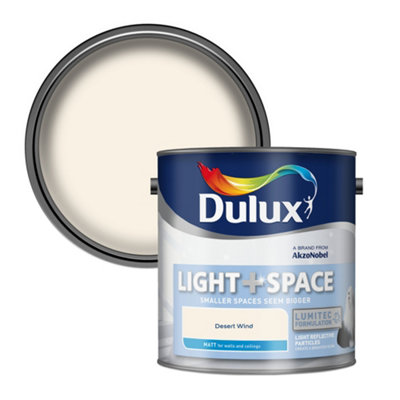 Dulux Light + Space Desert Wind Matt Wall Paint, 2.5L